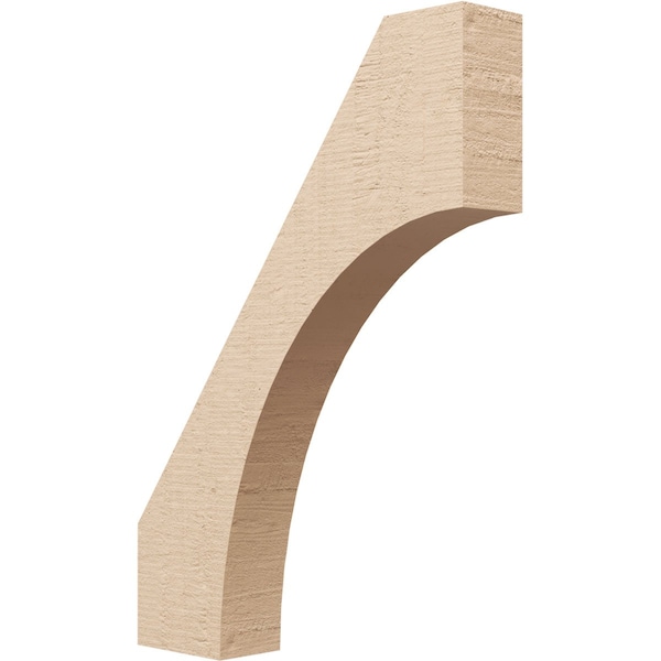 Ekena Millwork 3-inch W x 16-inch D x 22-inch H Westlake Rough Cedar Woodgrain TimberThane Knee Brace, Primed BRCUR03X16X22WTLRCPR - main